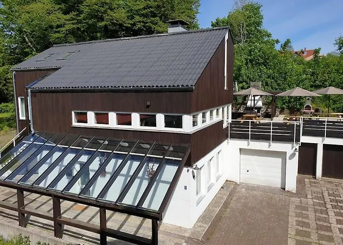 度假居 16 Personen Harzhaus Fuer Gruppen In 克劳斯塔尔-采勒费尔德